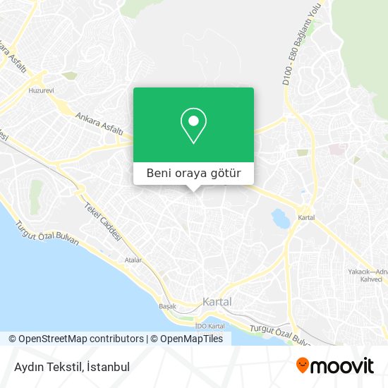 Aydın Tekstil harita
