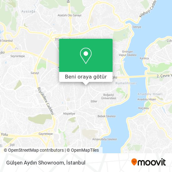 Gülşen Aydın Showroom harita