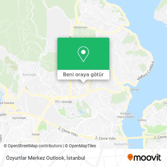 Özyurtlar Merkez Outlook harita