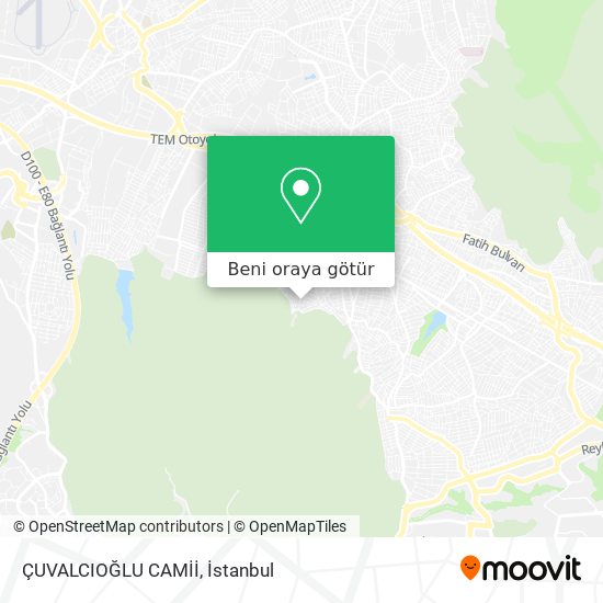 ÇUVALCIOĞLU CAMİİ harita
