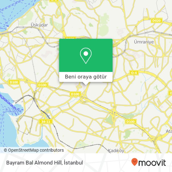 Bayram Bal Almond Hill harita