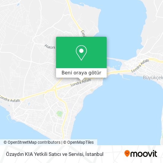 Özaydın KIA Yetkili Satıcı ve Servisi harita
