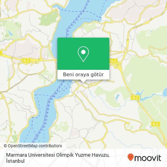 Marmara Universitesi Olimpik Yuzme Havuzu harita