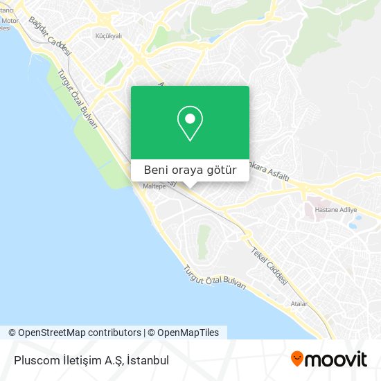 Pluscom İletişim A.Ş harita