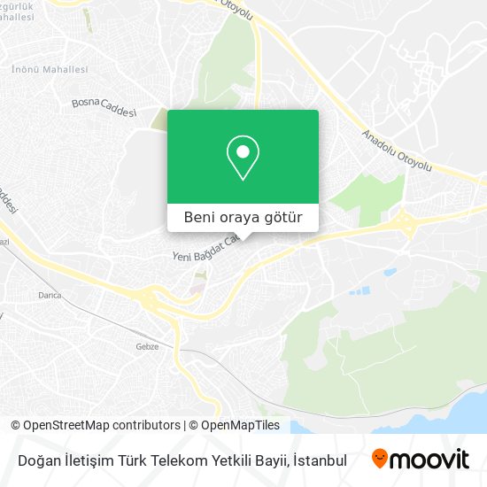 Doğan İletişim Türk Telekom Yetkili Bayii harita