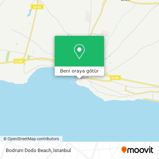 Bodrum Dodo Beach harita
