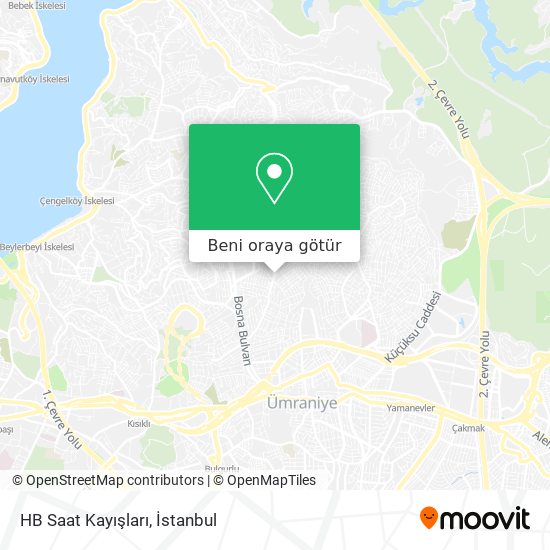 HB Saat Kayışları harita