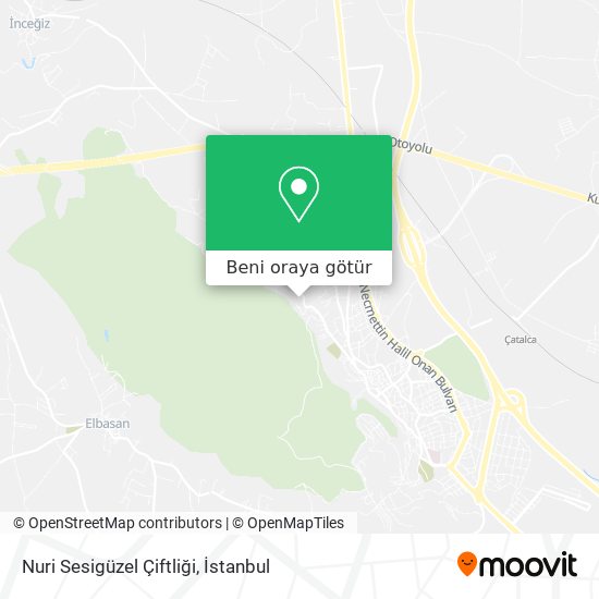 Nuri Sesigüzel Çiftliği harita