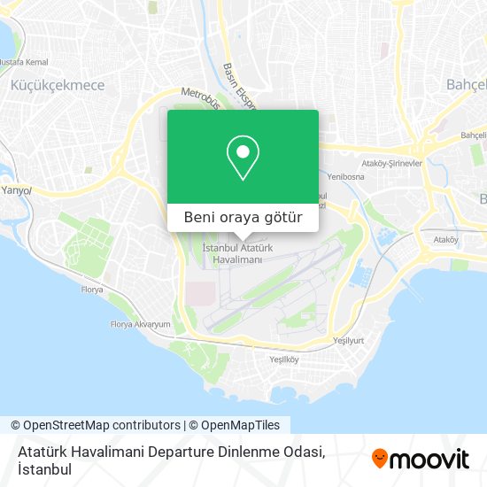 Atatürk Havalimani Departure Dinlenme Odasi harita
