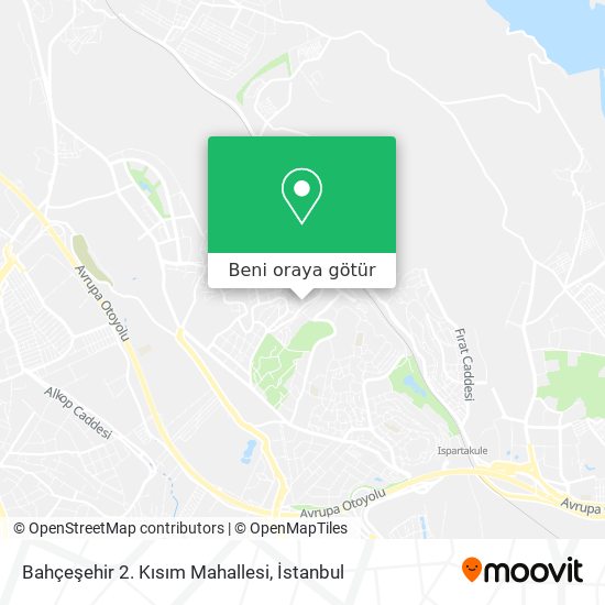 Bahçeşehir 2. Kısım Mahallesi harita