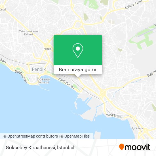 Gokcebey Kiraathanesi harita