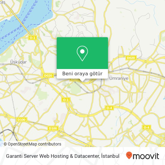 Garanti Server Web Hosting & Datacenter harita