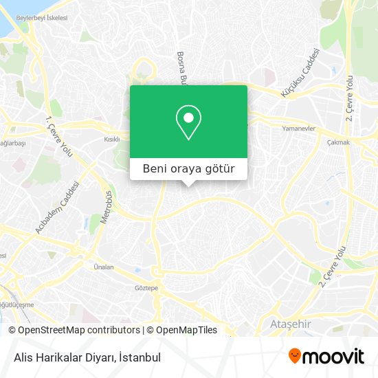 Alis Harikalar Diyarı harita