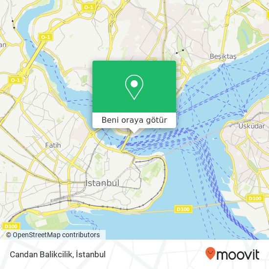 Candan Balikcilik harita