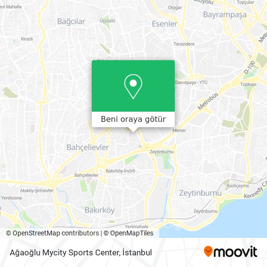 Ağaoğlu Mycity Sports Center harita