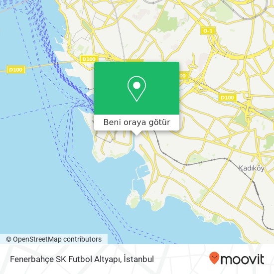 Fenerbahçe SK Futbol Altyapı harita