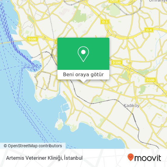 Artemis Veteriner Kliniği harita