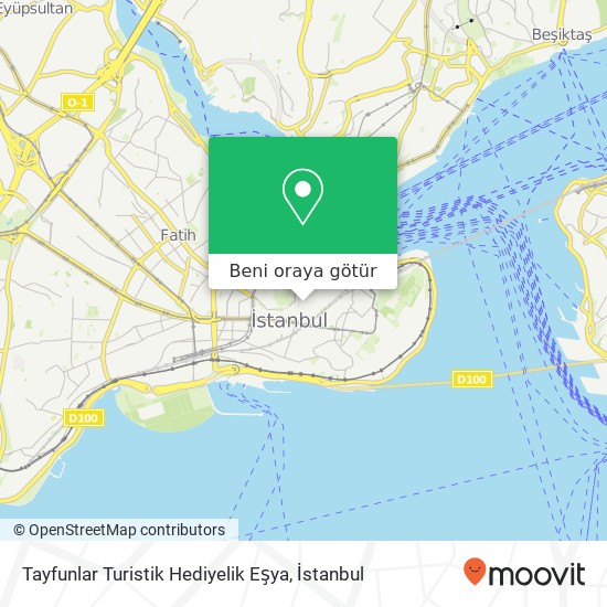 Tayfunlar Turistik Hediyelik Eşya harita