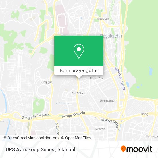 UPS Aymakoop Subesi harita