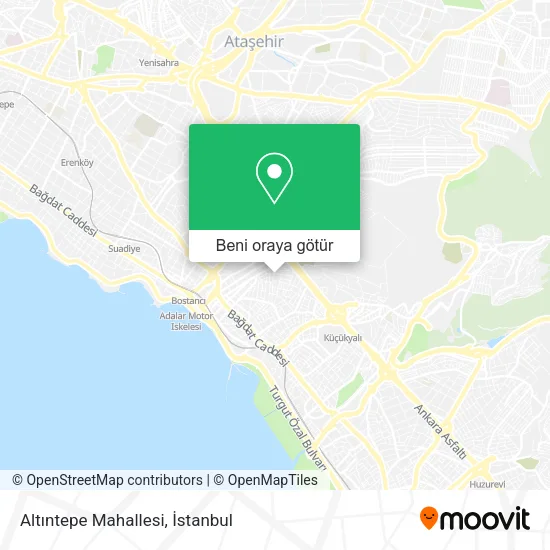 Altıntepe Mahallesi harita