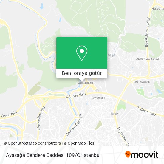 Ayazağa Cendere Caddesi 109/C harita