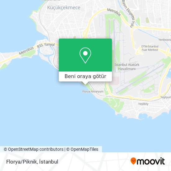 Florya/Piknik harita