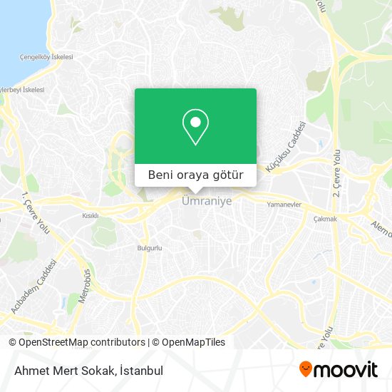 Ahmet Mert Sokak harita