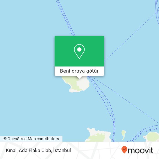 Kınalı Ada Flaka Clab harita