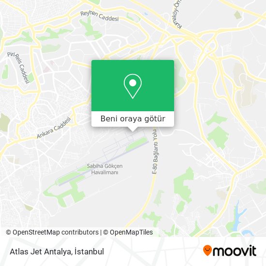 Atlas Jet Antalya harita