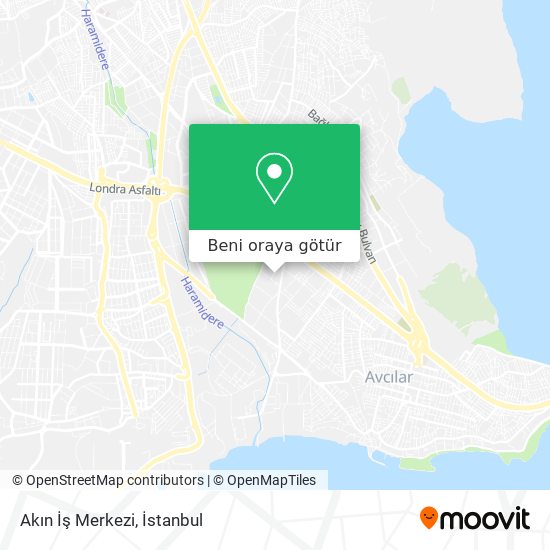 Akın İş Merkezi harita