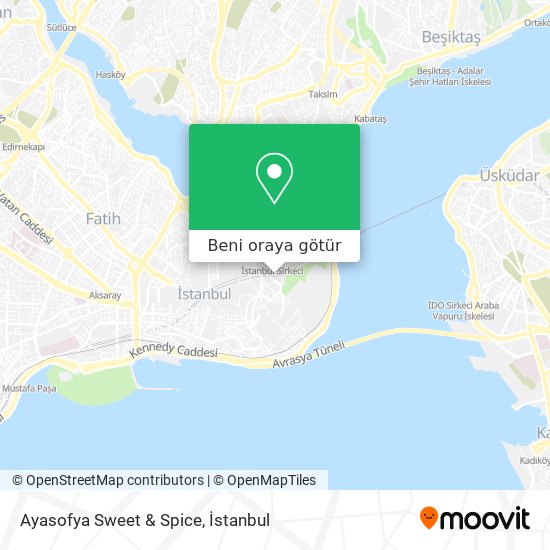 Ayasofya Sweet & Spice harita
