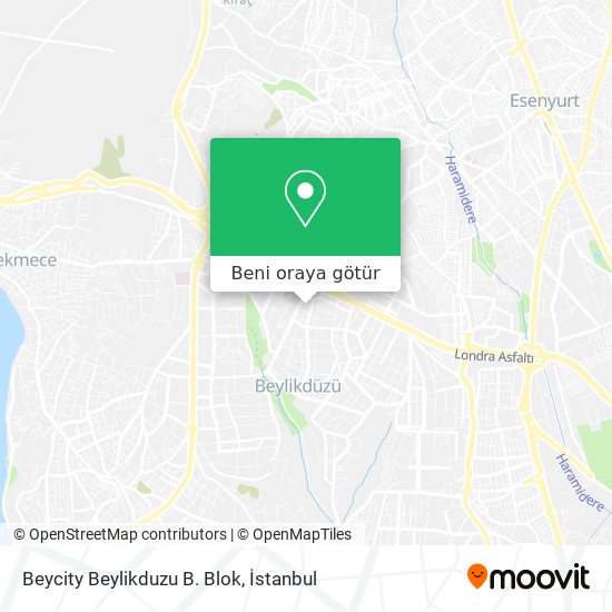 Beycity Beylikduzu B. Blok harita
