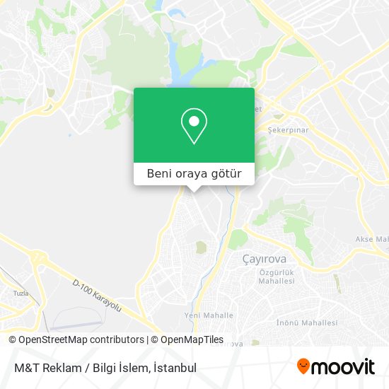 M&T Reklam / Bilgi İslem harita