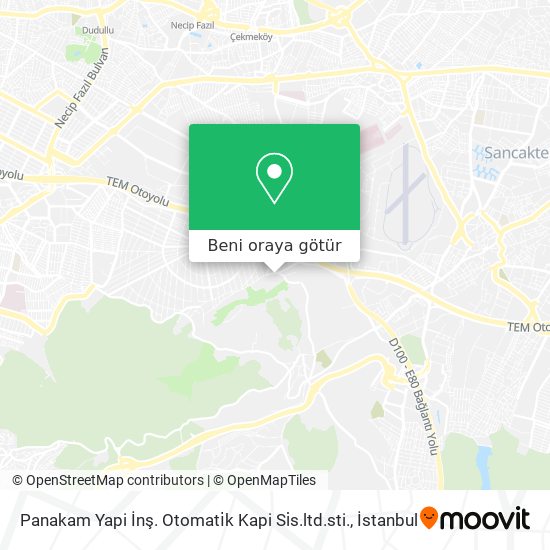 Panakam Yapi İnş. Otomati̇k Kapi Si̇s.ltd.sti. harita