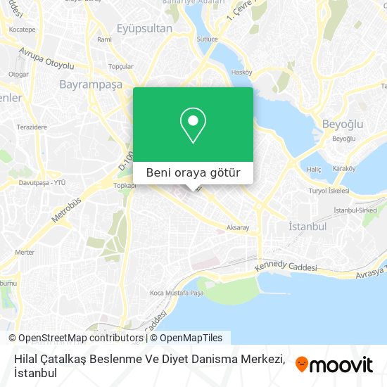 Hilal Çatalkaş Beslenme Ve Diyet Danisma Merkezi harita