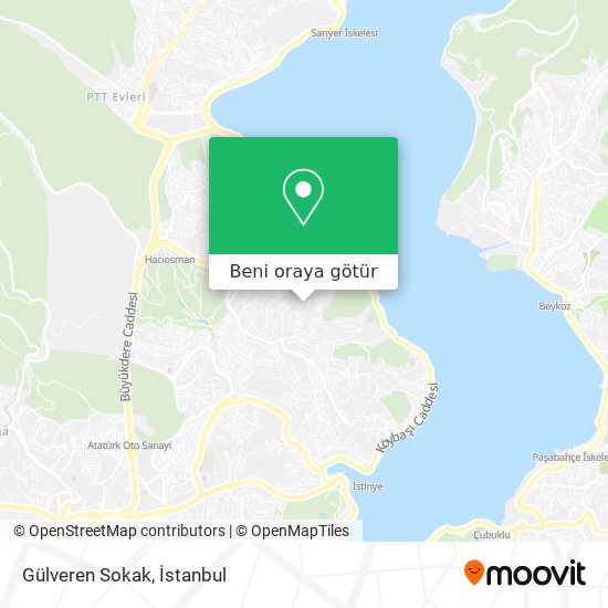 Gülveren Sokak harita