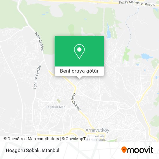 Hoşgörü Sokak harita