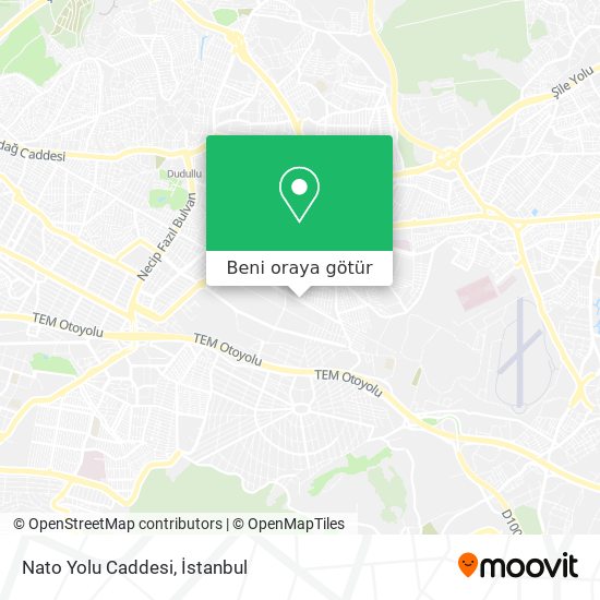 Nato Yolu Caddesi harita
