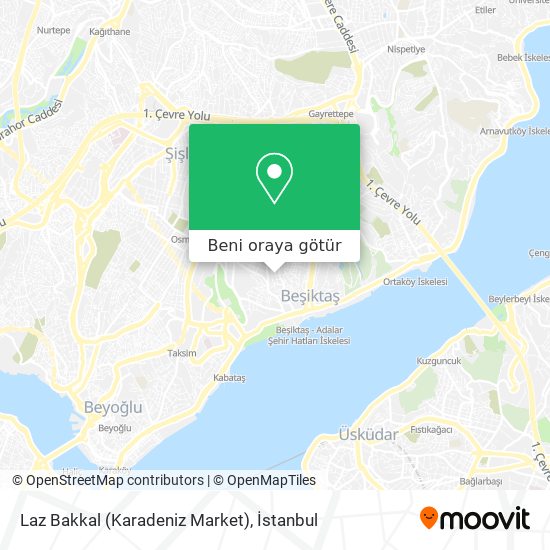 Laz Bakkal (Karadeniz Market) harita