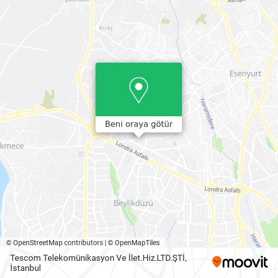 Tescom Telekomünikasyon Ve İlet.Hiz.LTD.ŞTİ harita