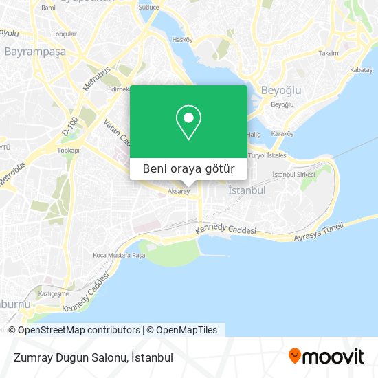 Zumray Dugun Salonu harita