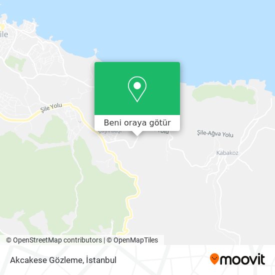 Akcakese Gözleme harita