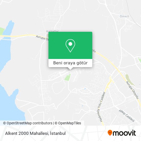 Alkent 2000 Mahallesi harita