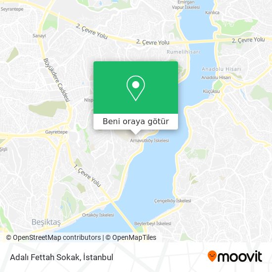 Adalı Fettah Sokak harita
