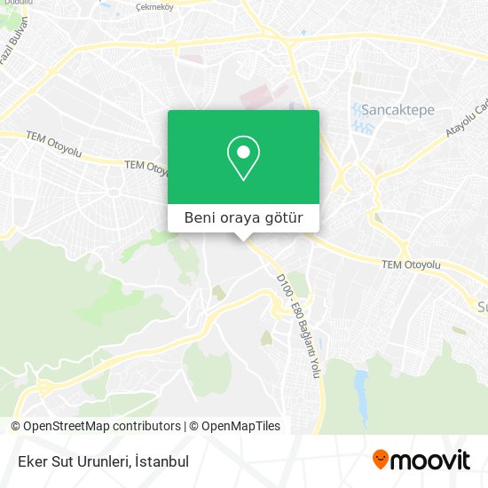 Eker Sut Urunleri harita