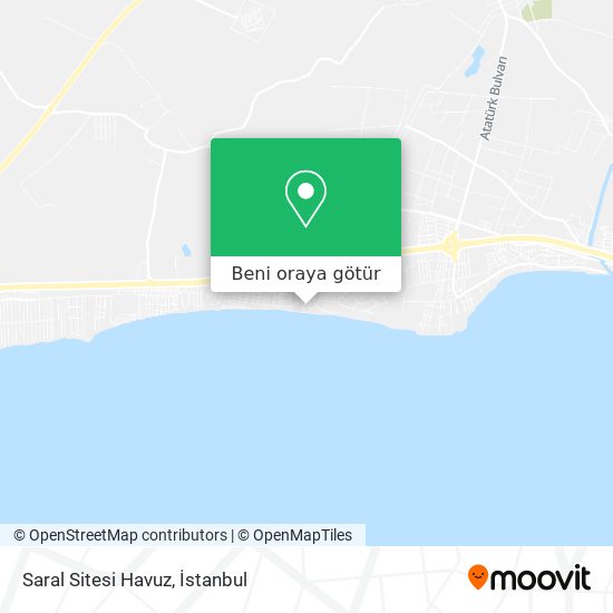 Saral Sitesi Havuz harita