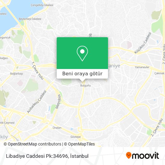 Libadiye Caddesi Pk:34696 harita