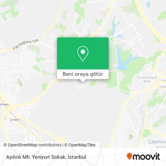 Aydınlı Mh. Yeniyurt Sokak harita