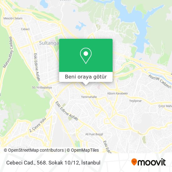 Cebeci Cad., 568. Sokak 10/12 harita