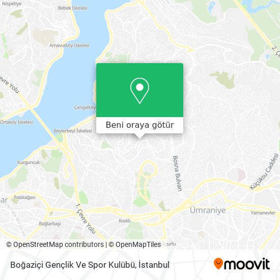 Boğaziçi Gençlik Ve Spor Kulübü harita